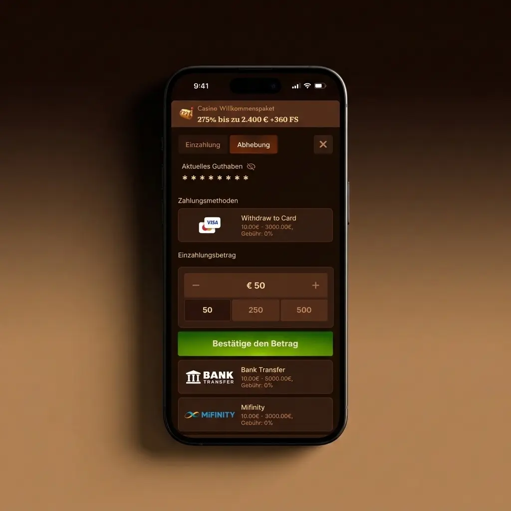 Anleitung zur Auszahlung bei Wild Robin mit Kasse, E-Wallet, Krypto, KYC und Limits für Guthaben